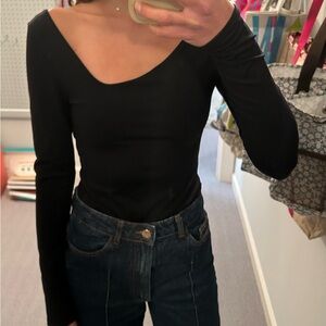 Free People black bodysuit